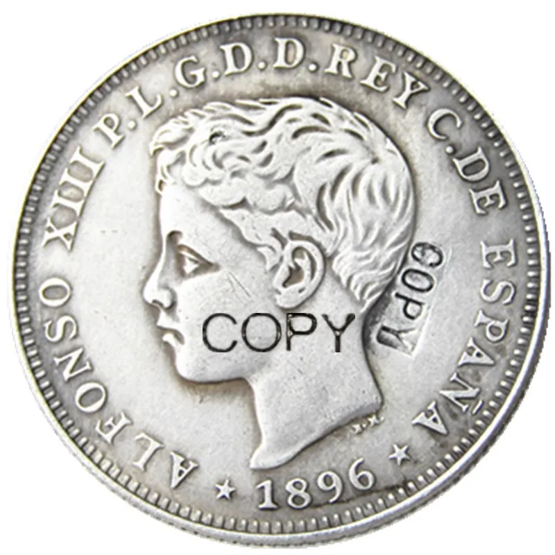

Копии посеребренных монет, Пуэрто-Рико, 1896, 40 centavos