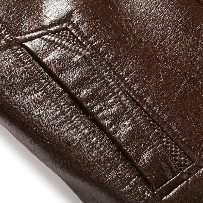 

Male Leather Jacket New Arrival Plus size 3XL Mens Leather Jacket and Coat With Pockets Men's Motorcycle Jacket Formal C558