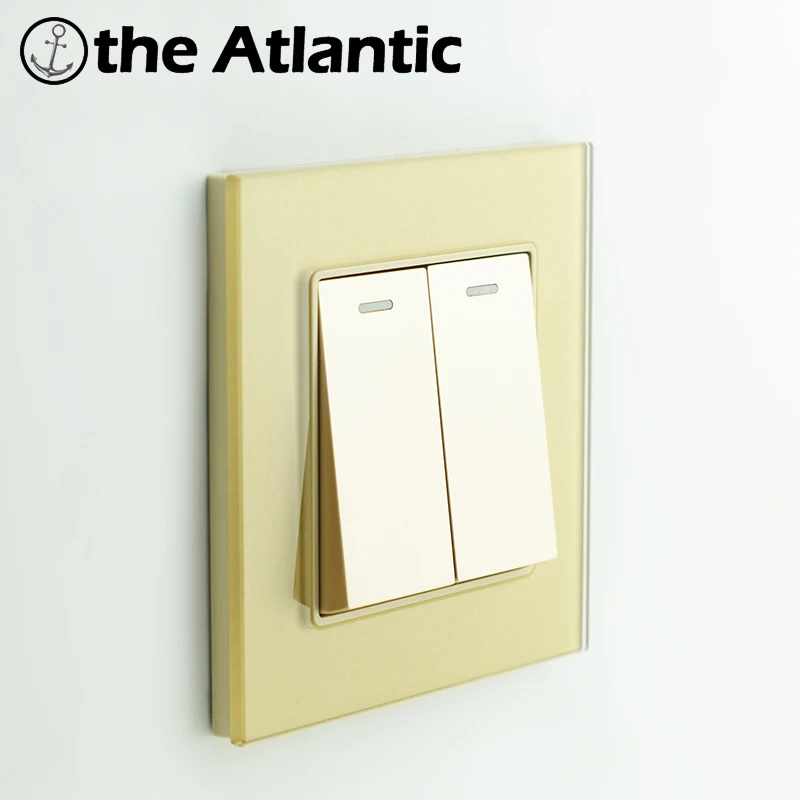 Atlectric 1 2 3 4 банда настенный выключатель кнопка выключателя света ЕС FR франч разъем