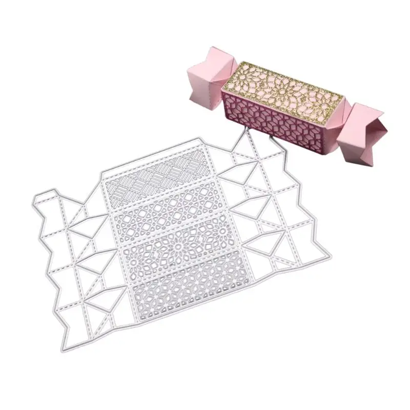 Креативная коробка для конфет металлические режущие штампы трафарет