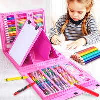 kid painting art marker school supplies children gifts draw set colored pencil crayon watercolors pens drawing board set toy