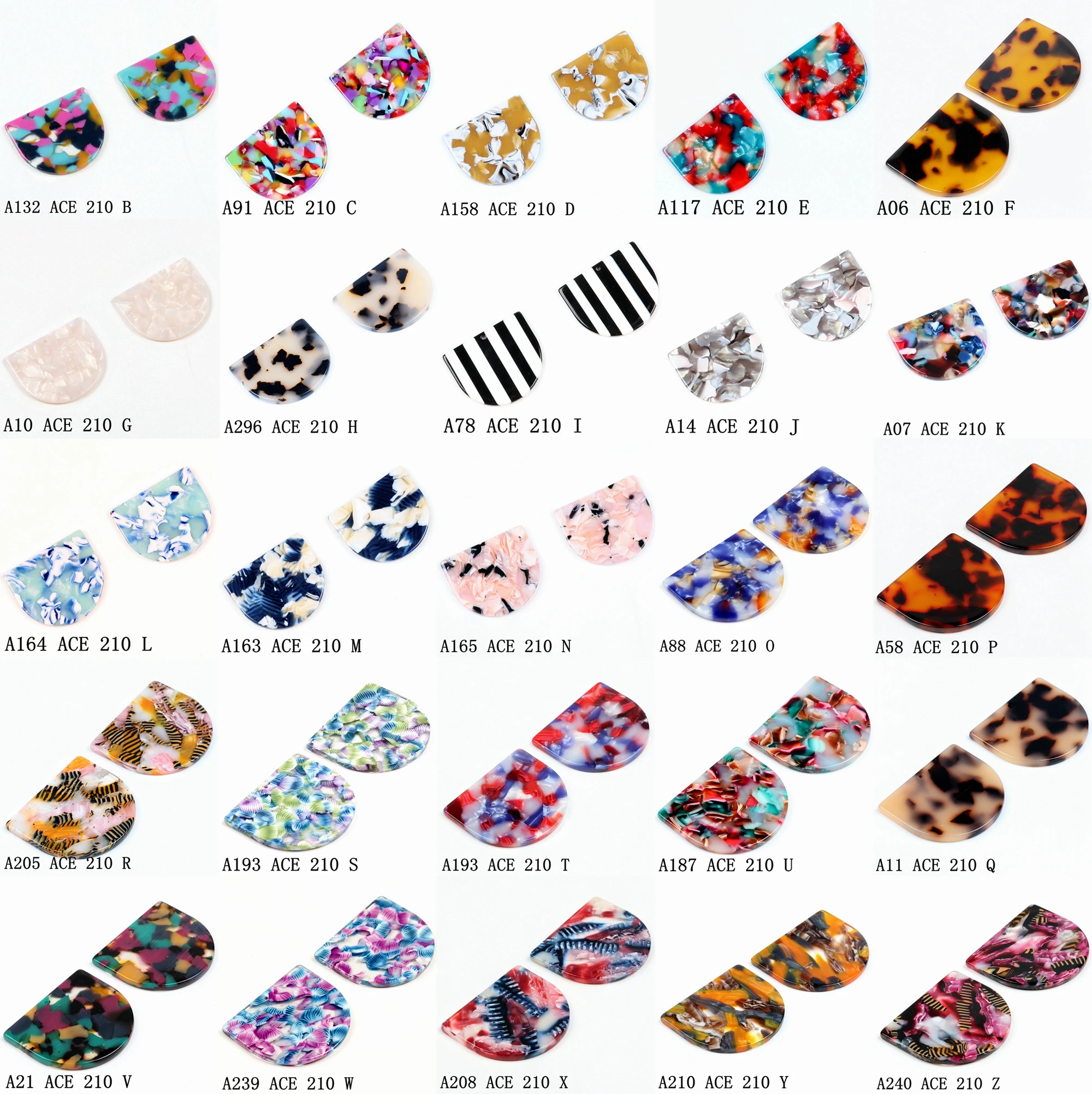 Очаровательные серьги в виде черепаховой ракушки ацетатные акриловые