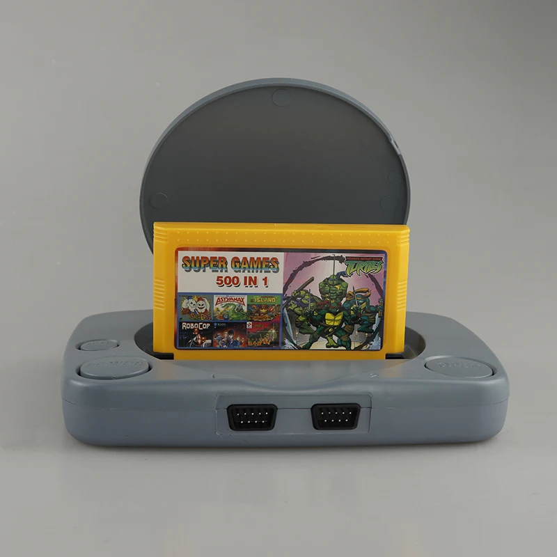 500 в 1 Классические карманные игры в 1 картридж большая желтая игровая карта для 8 бит 60pin игровой плеер