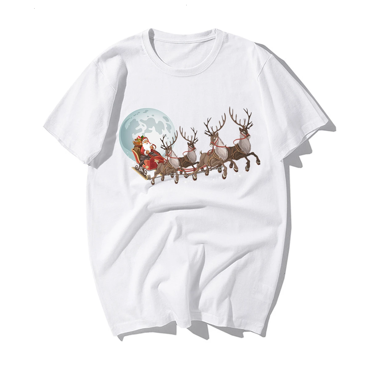 Забавная футболка с Санта Клаусом оленем любимым рождественским подарком Новым