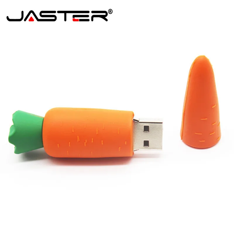 Флеш накопитель JASTER в виде клубники моркови ягод 8 ГБ 16 32 ГБ|USB флэш-накопители| |
