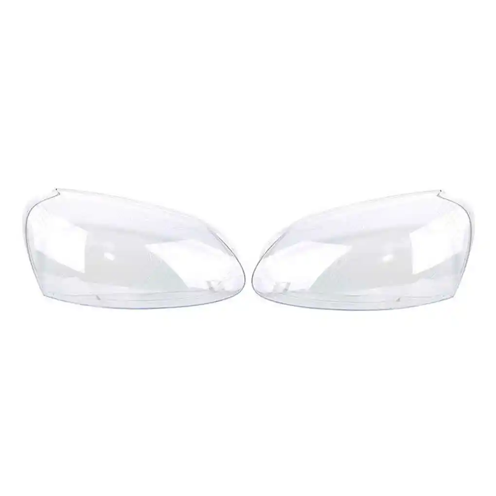 2pcs Transparent Housing Front Headlights Lens Shell Cover Glass Lampcover Lampshade For Volkswagen Golf 5 MK5 Jetta 2005-2009