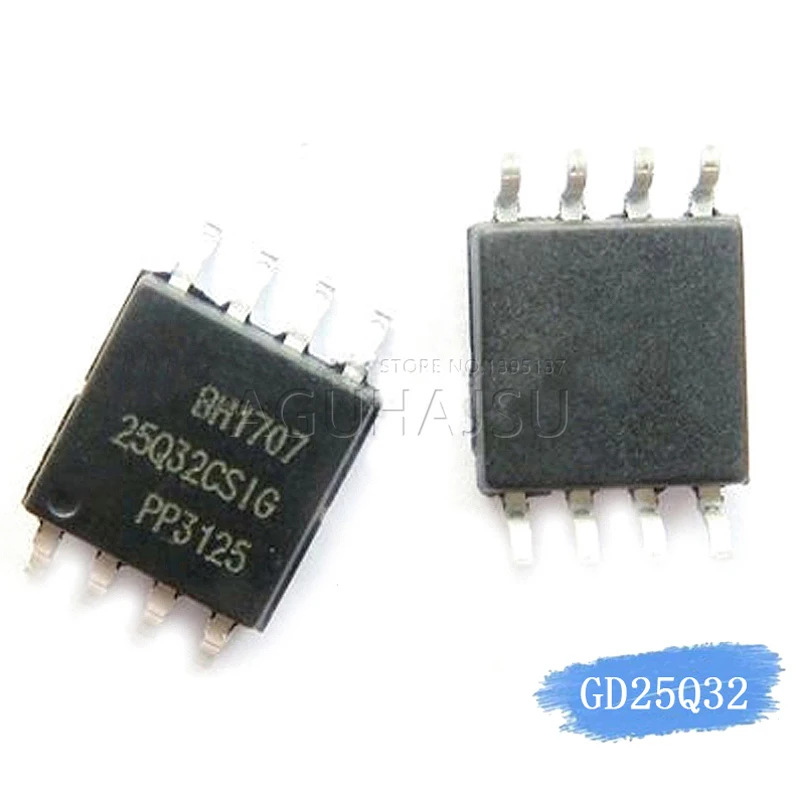Новый оригинальный GD25Q32BSIG SOP-8 GD25Q32 SOP8 25Q32BSIG SOP GD25Q32CSIG 25Q32 25Q32CSIG, 5 шт.
