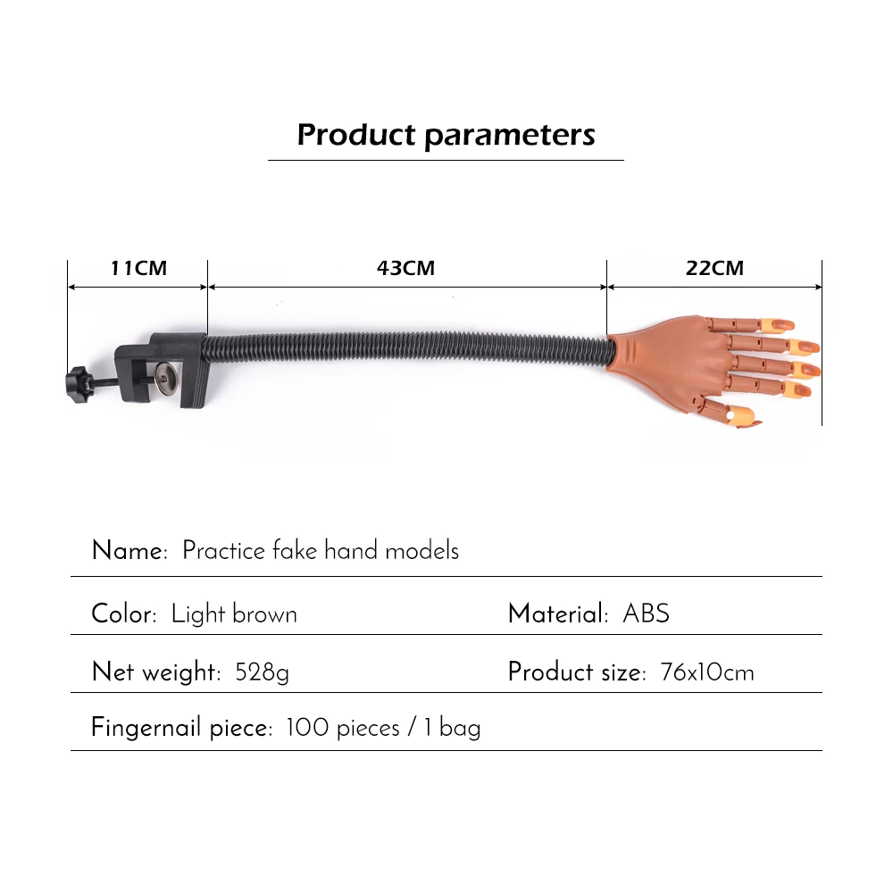 Профессиональная практики ногтей ручная Регулируемая Модель накладной руки