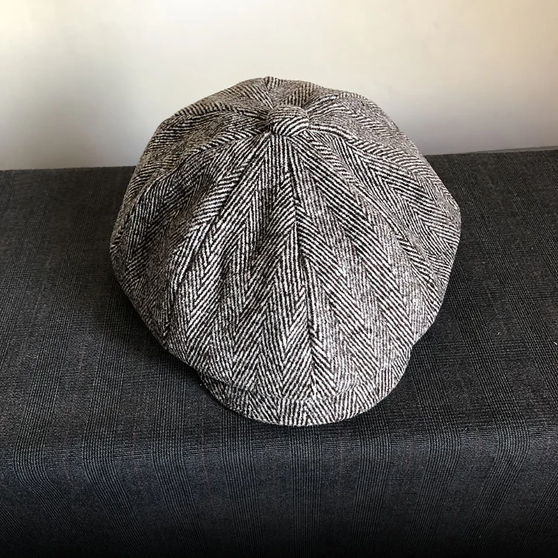 2020 новый Томми Шелби Для мужчин береты Кепки s Новый Винтаж в елочку виде