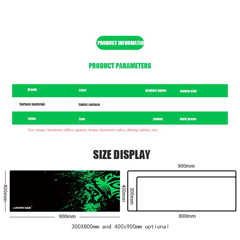 Игровой Мышь коврик анти скольжения компьютерного геймера пусковая площадка для