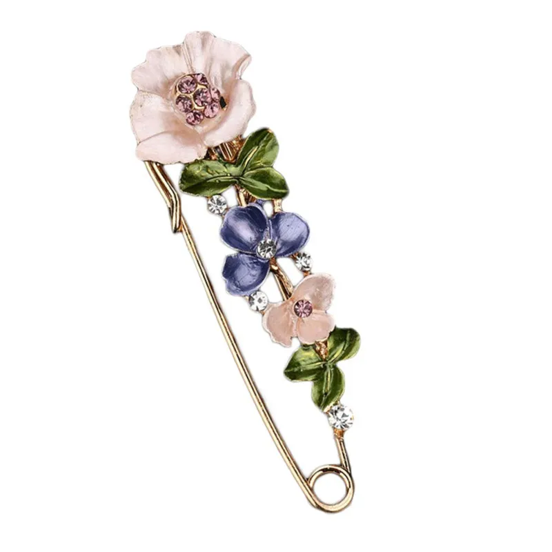 

New Elegant Women Brooches Retro Fashion Tulip Flower Brooches Pins Fashion Jewelry Clothes Accessories