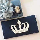 Персонализированная Золотая Корона, украшение стола для детского душа, стол принцессы для крещения вечерние подарочные шоколадные столы, центральные части, Декор