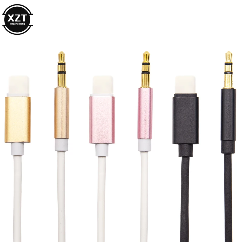 

For Lightning to 3.5mm Jack Audio Cable Car AUX For iPhone 7 8 X XR Adapter Audio Transfer Male to Male AUX Cable 1M Headphone