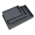 10 шт. Cajas большая картонная коробка, картонная коробка, ящик, скользящая Подарочная коробка из крафтовой бумаги, черная упаковочная коробка для подарков, раздвижная коробка для ящиков