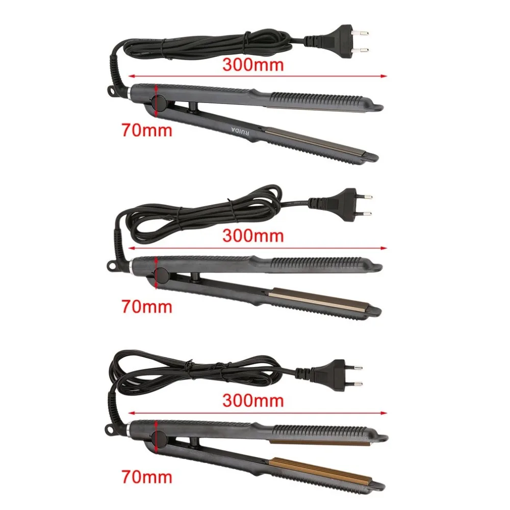 Электрический Выпрямитель для волос портативный утюжок с терморегулятором и