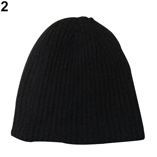 Мужская зимняя вязаная мешковатая шапка новинка Повседневная теплая Keeper крючком