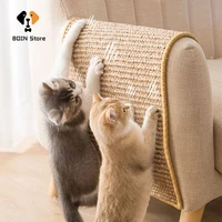 cat scratcher sisal mat anti scratch sofa protection large claw sharpener scratch resistant furniture protection mat cat nest