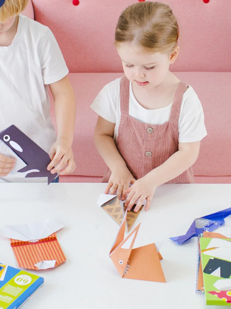 

DIY Educational Origami Paper Cutting Book Crafts Children Handmade Toys Kindergarten Fun Puzzle Baby Kids Toy Gifts