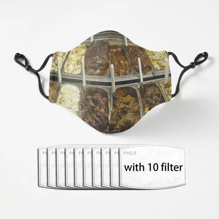 

Многоразовая моющаяся маска Gelato с фильтрами 3D, модные маски для лица, маски для взрослых мужчин и женщин