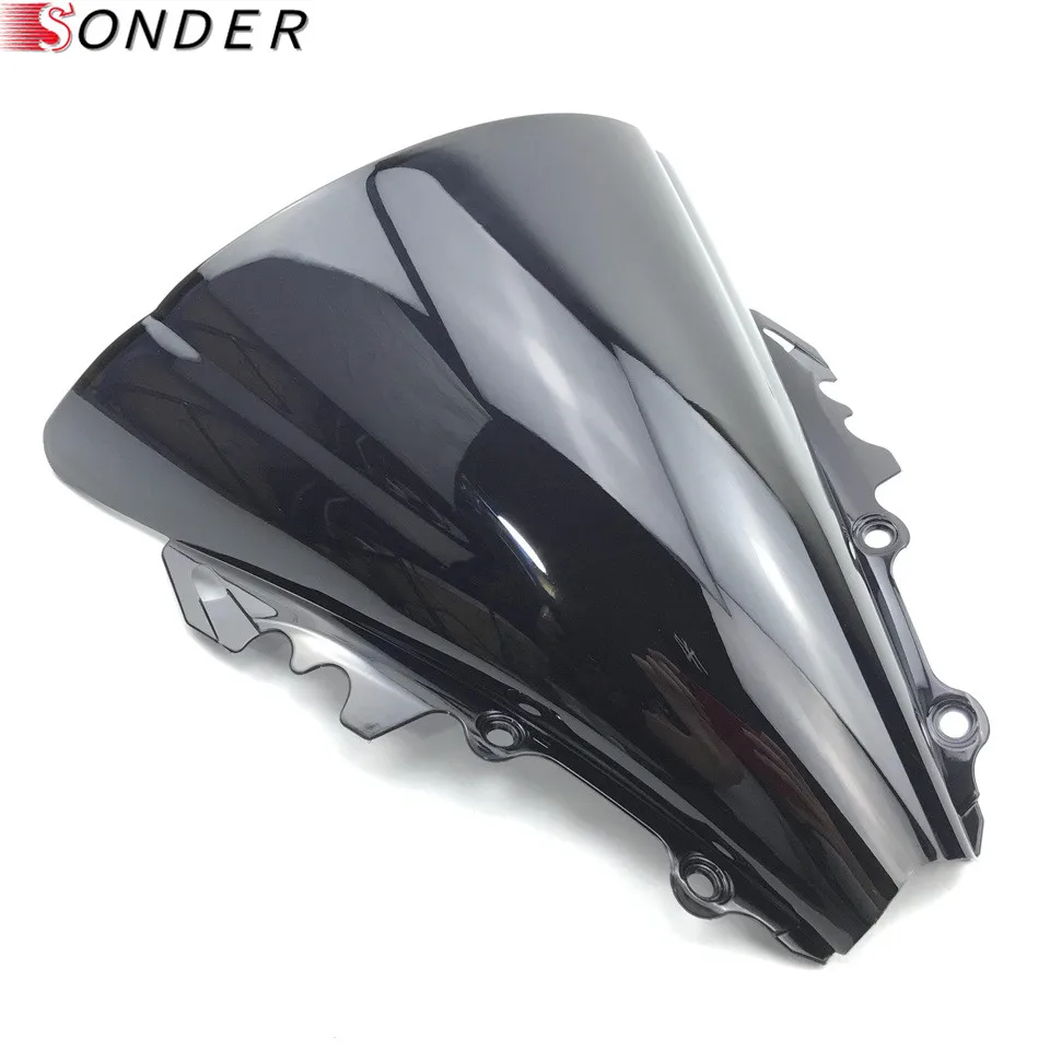 Ветровое стекло для мотоциклов Yamaha YZF600 YZF 600 R6 2006 2007 лобовое YZF-R6 06 07 двойной пузырь