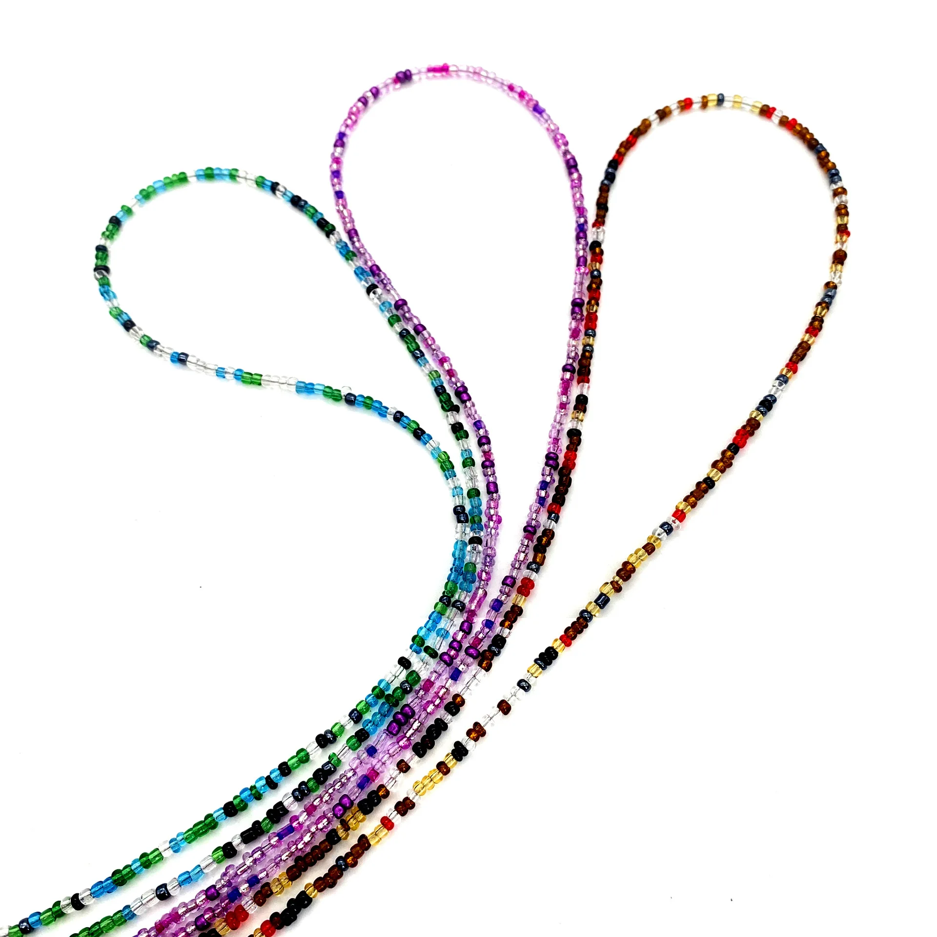 

2021 Multi-color Rice Beads Mask Chain Holder Fashion Women Glasses Chain Rope