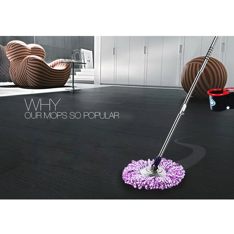 

150202/Carbon steel rotary shaft/Household Rotary mop/High quality stainless steel mops/no hand wash lazy mop/