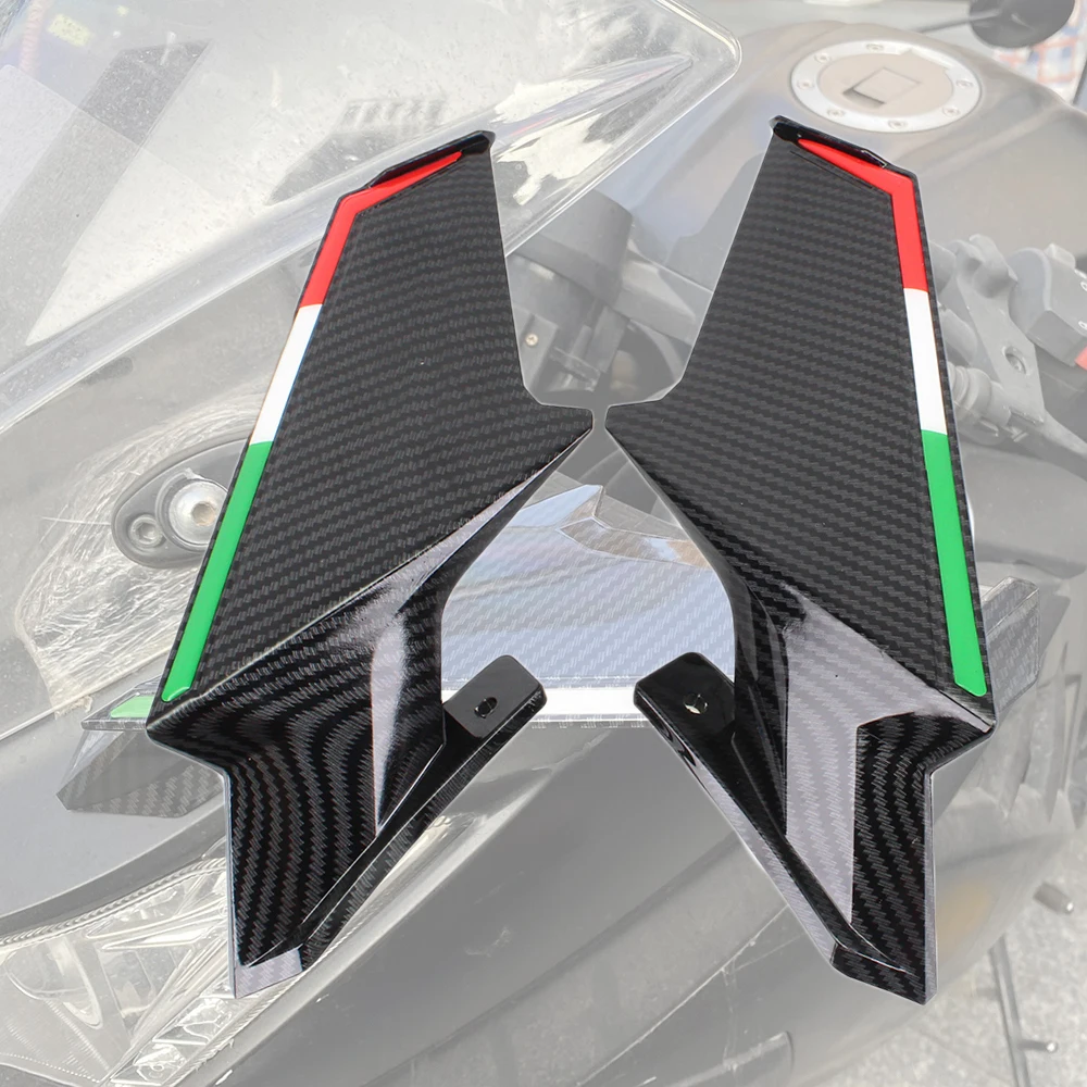 

Мотоциклетные крылья с аэродинамическим ветром комплект крыла Спойлер для Ducati 899 959 1198 1198S 1199 1299 Panigale V4 V4S V4R V2 Carbon