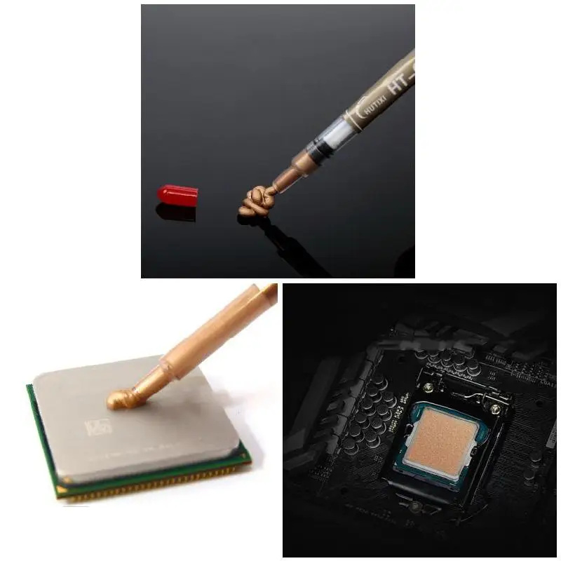 Термопроводящая паста для процессора ПК теплоотводящий Охлаждающий Крем