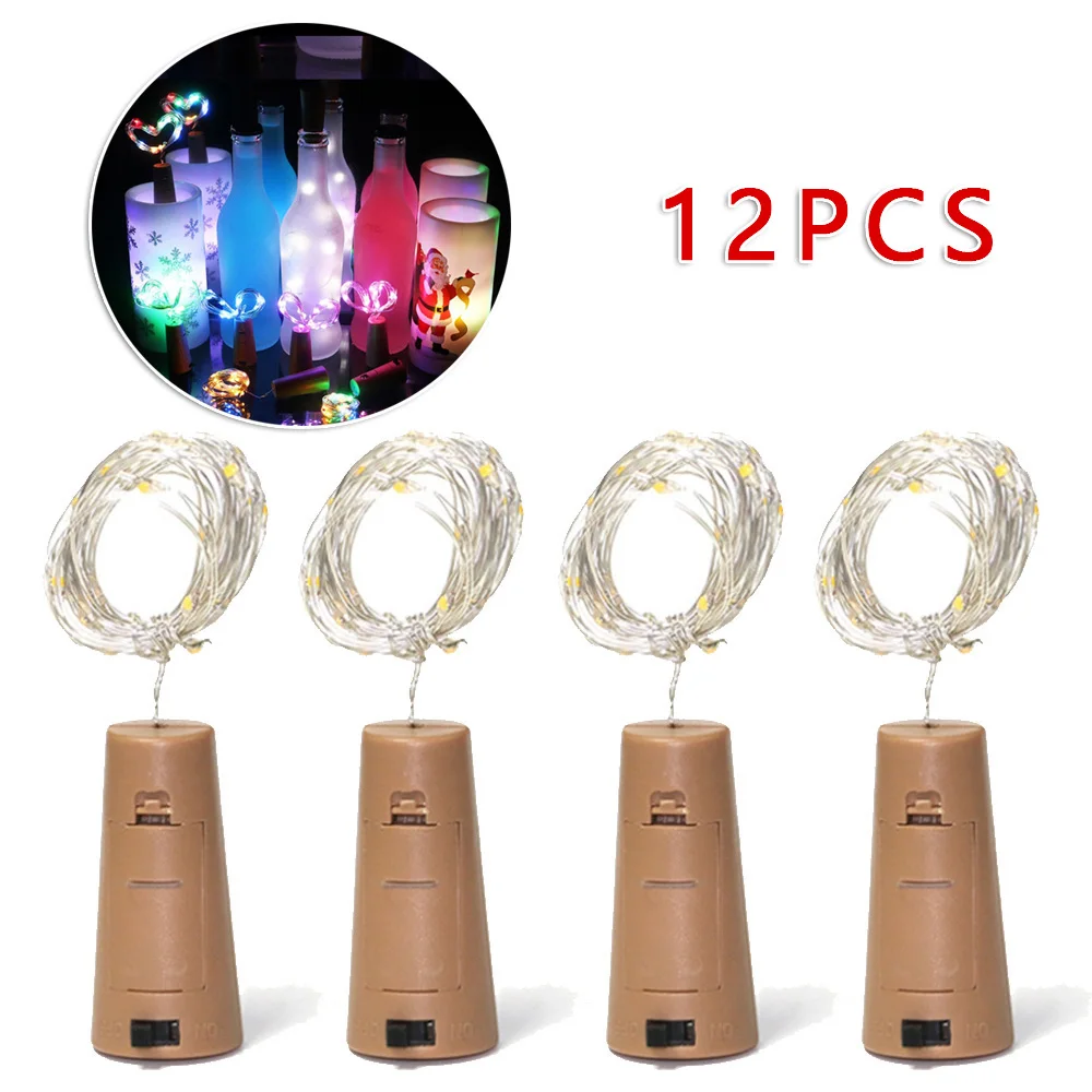 

Indoor String Light Outdoor Decor Home Light Chain 12PCS Waterproof 2M