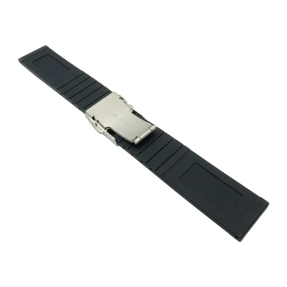 New 20mm 22mm 24mm Silicone Rubber Watch band Watchband Bracelet For navitimer/avenger/Breitling strap DIY Replace | Наручные часы