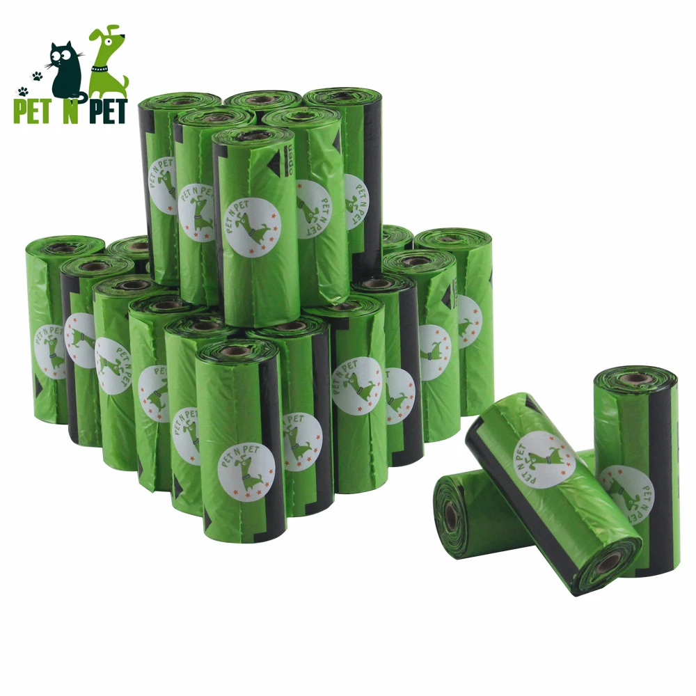 

Dog Poop Bags 450pcs Green Black Pink 30 Rolls Dog Waste Bags