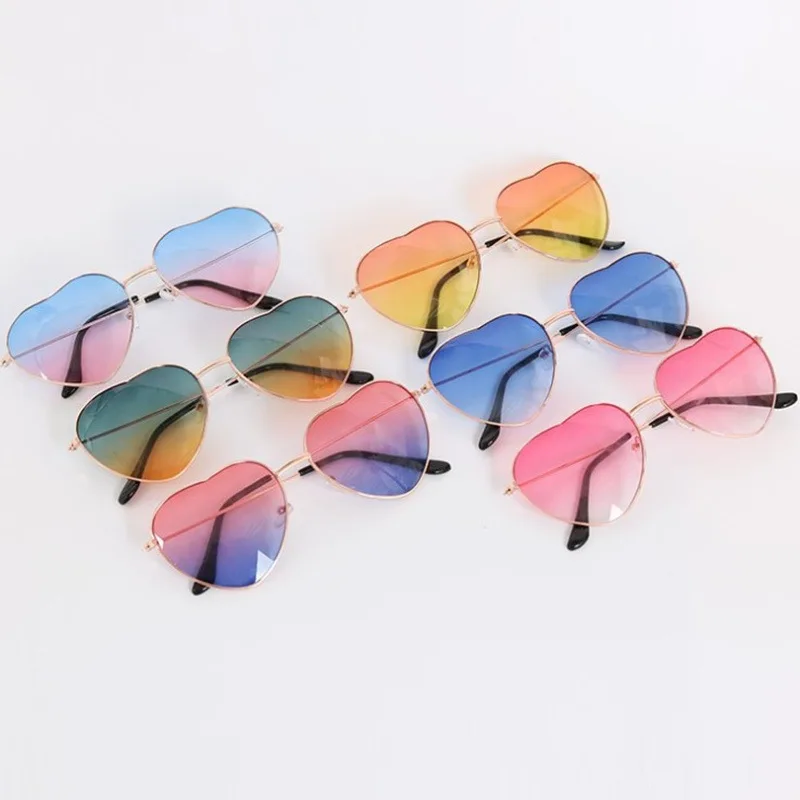 

BEGREAT очки солнечные женские Heart Sunglasses for Mowen Cheap Cool Smalll Eyeglass Fashion Peach Heart Ocean Piece Retro Metal