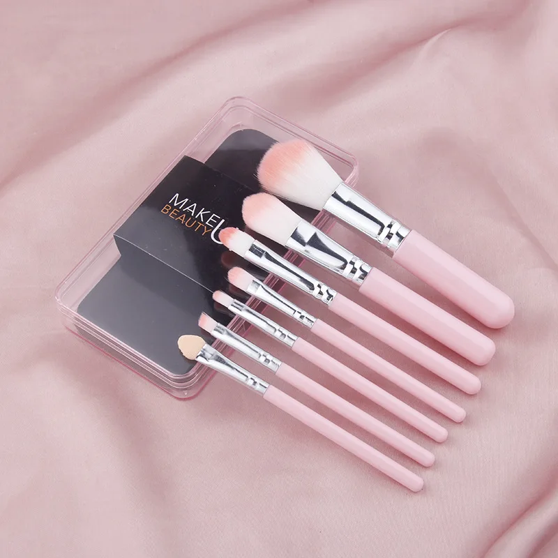 2020 Горячая 7 шт. кисти для макияжа Набор теней век Пудра карандаш глаз с ресницами