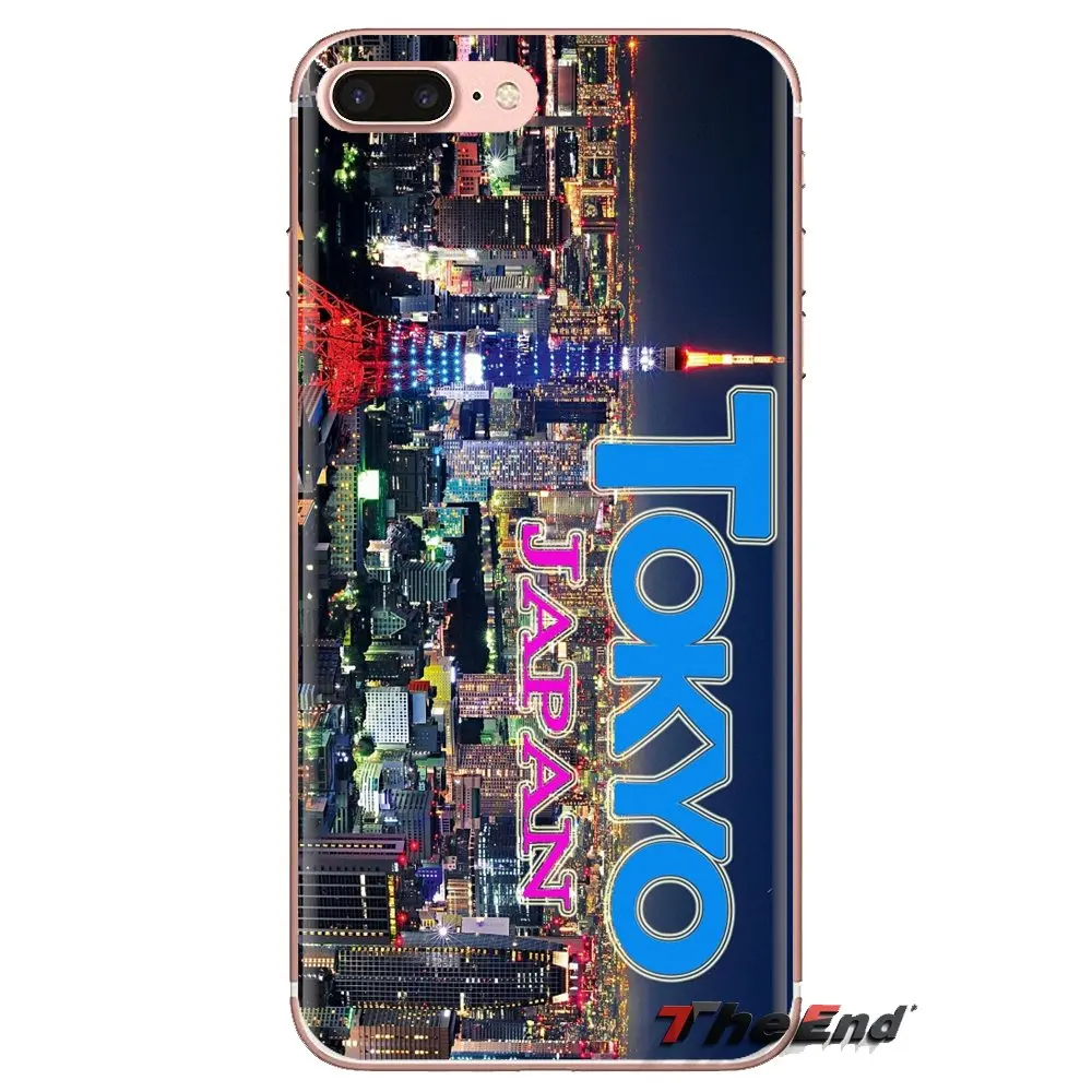 TPU Bag Case Tokyo Japan Bird Eye View Poster For Huawei G7 G8 P7 P8 P9 Lite Honor 4C 5X 5C 6X Mate 7 8 9 Y3 Y5 Y6 II 2 Pro 2017 |