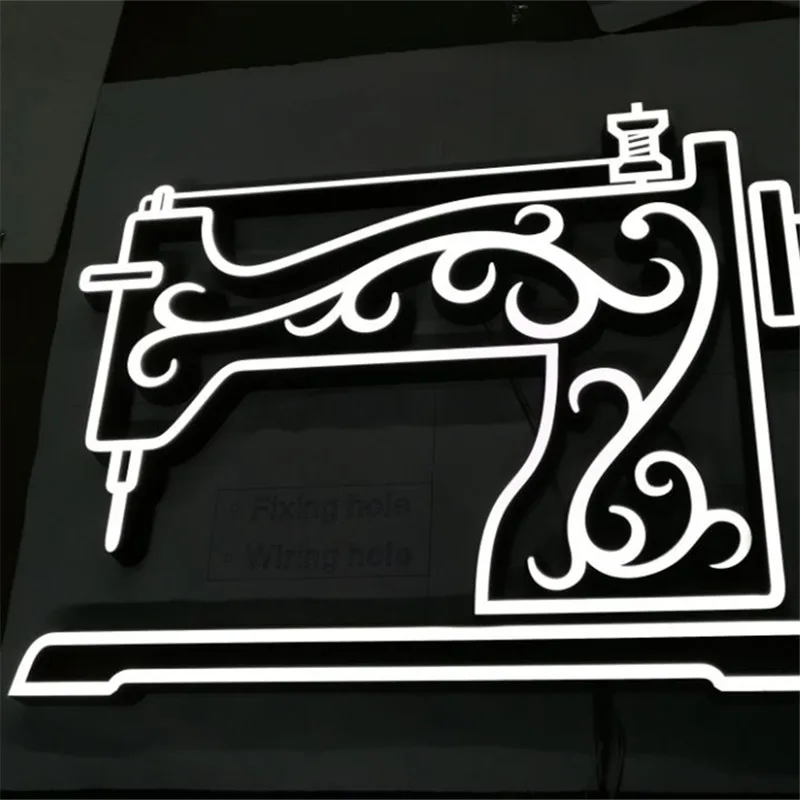 Подсветка для лица водонепроницаемая индивидуальная буква акриловая