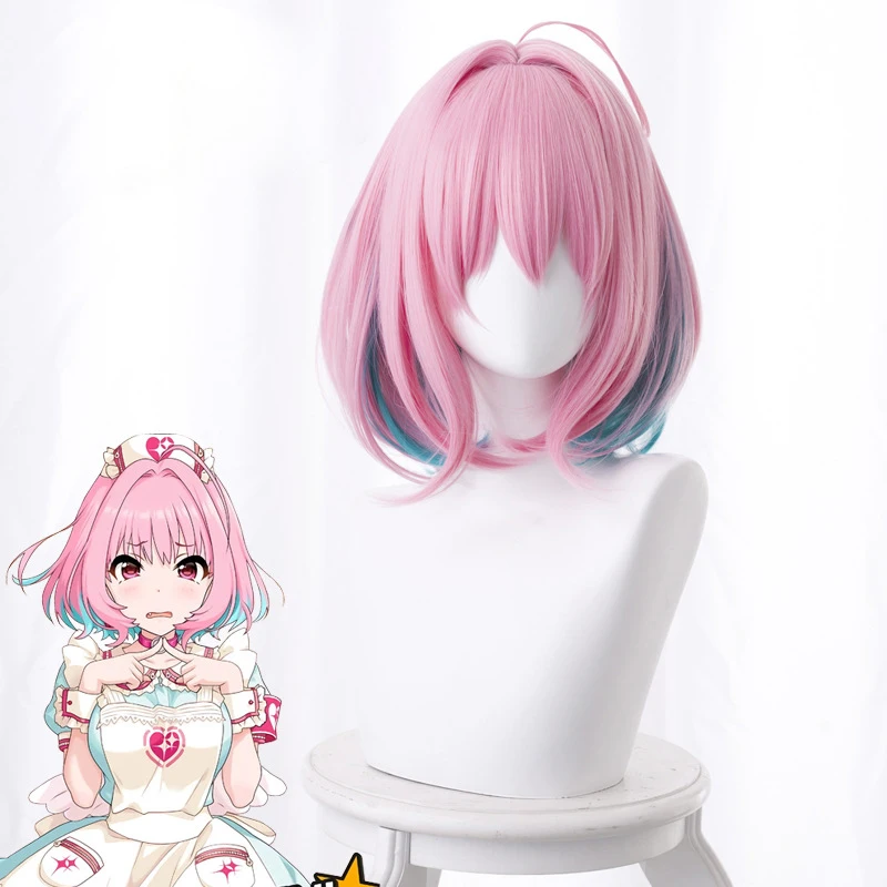 Женский парик для косплея IDOLM Золушка юмеми риаму с короткими прямыми