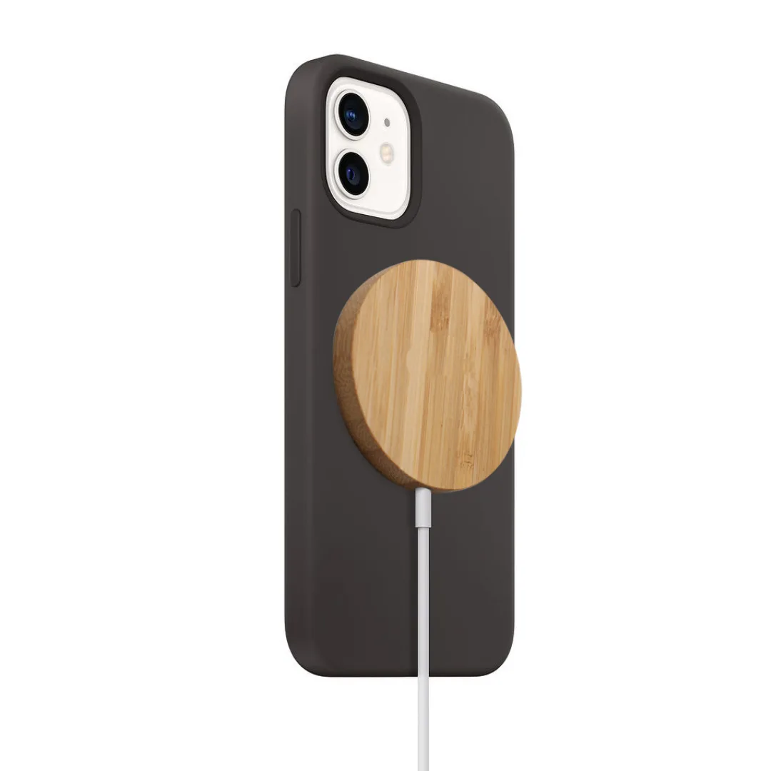 

15W Magnetic Qi Wooden Wireless Charger for iPhone 12 pro max mini pro magsafe Magnet Fast Wireless Charging Pad for Samsung
