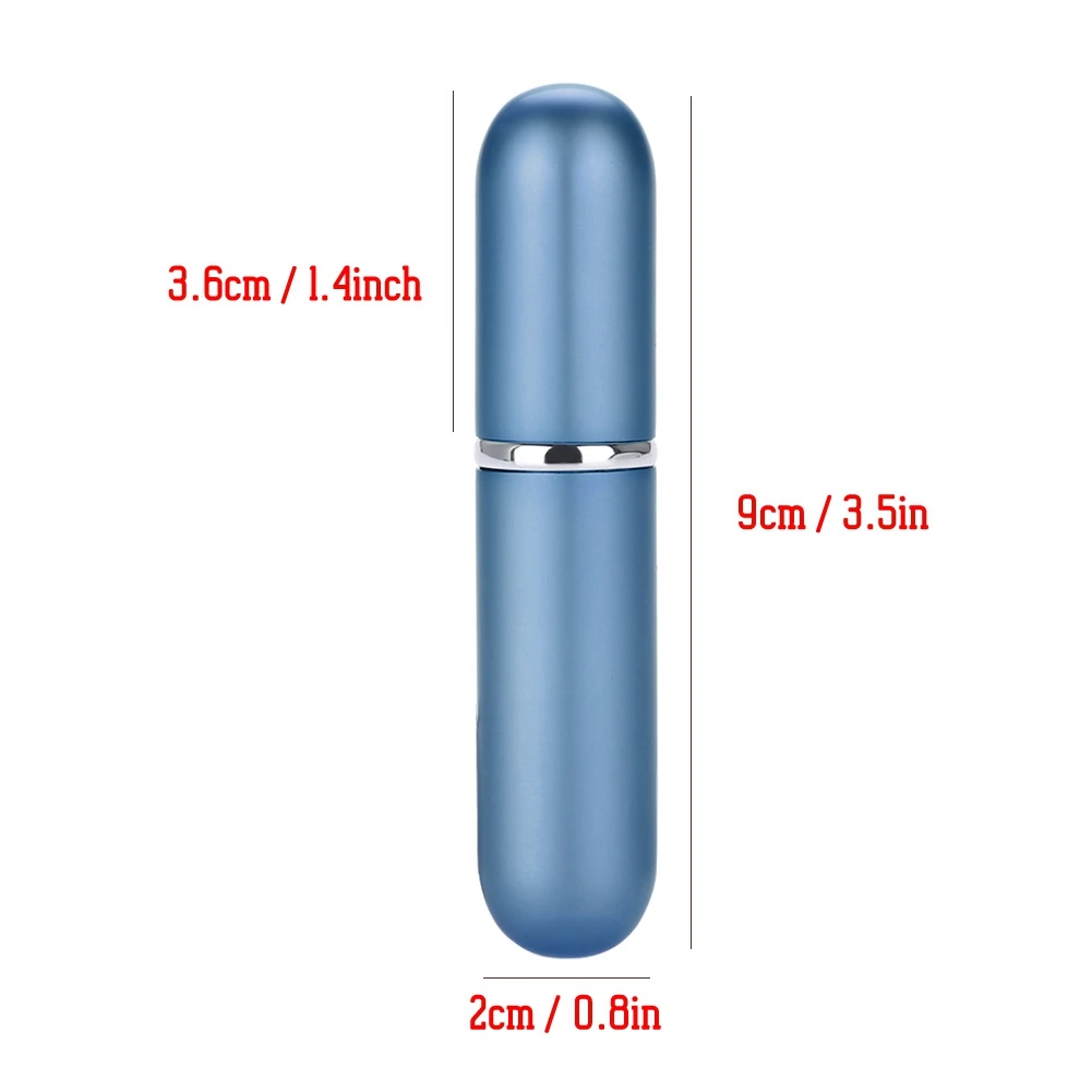 5 мл многоразового использования металлические алюминиевые пустая бутылка для