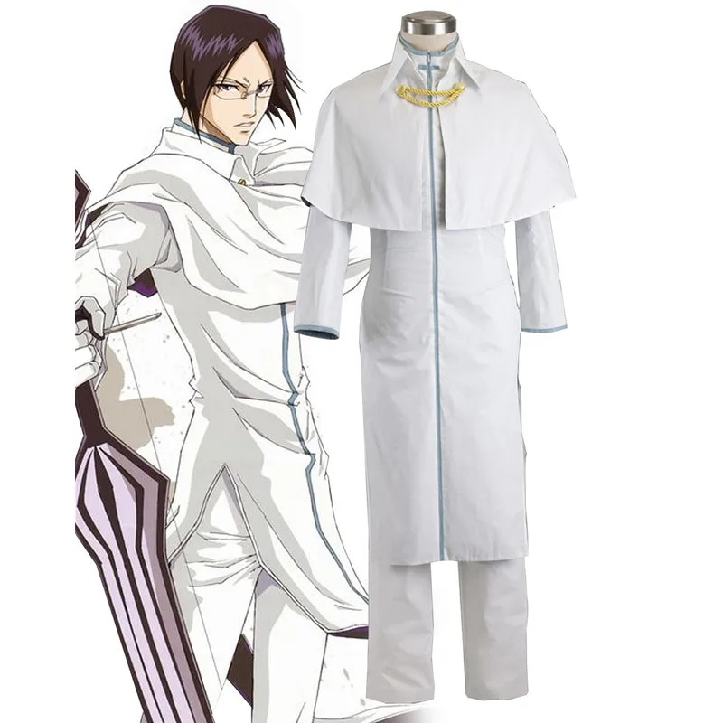 

Отбеливающий костюм самурая Uryuu Ishida для косплея