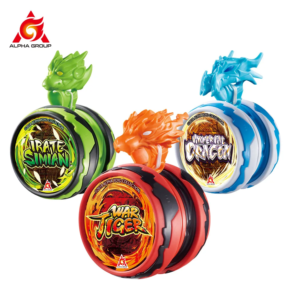 Blazing Team Beast Warrior Series Magic YoYo Polyester String Funny Professional Kids Toys For Boys Children Gifts yo-yo | Игрушки и