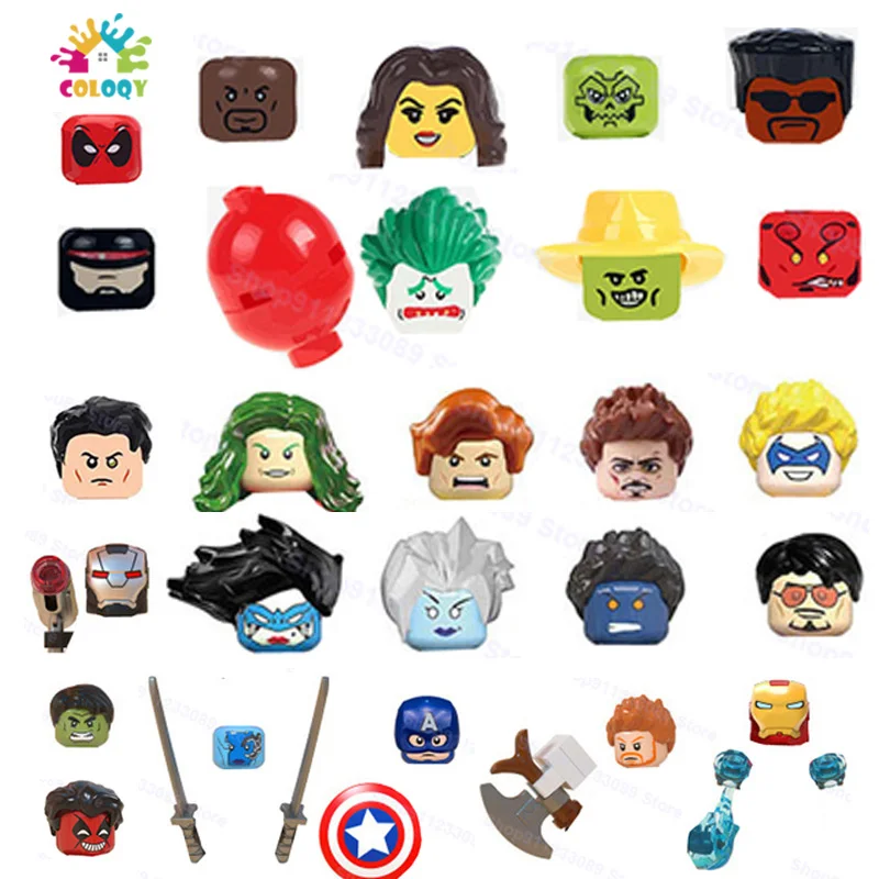 

Disney Blocks Super Heroes Iron Man Mecha Building Blocks Hulk Spider Man Bricks Figures Assemble Toys For Kids Children Gifts