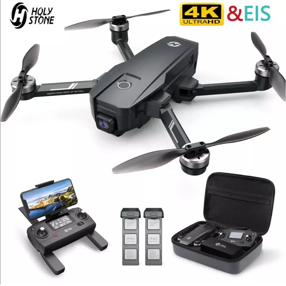 

Holy Stone HS720E(HS105) EIS 4K UHD GPS Drone With Electric Image Stabilization GPS 5G FPV Quadcopter With Brushless Motor Case