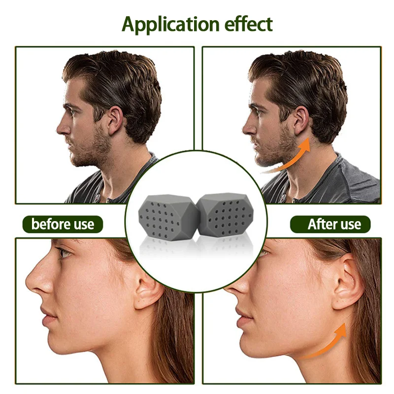 Fitness Face Masseter Men Facial  N Go Mouth Facial Toner Jaw Muscle Exerciser Chew Ball Chew Bite Breaker Training Body Skin
