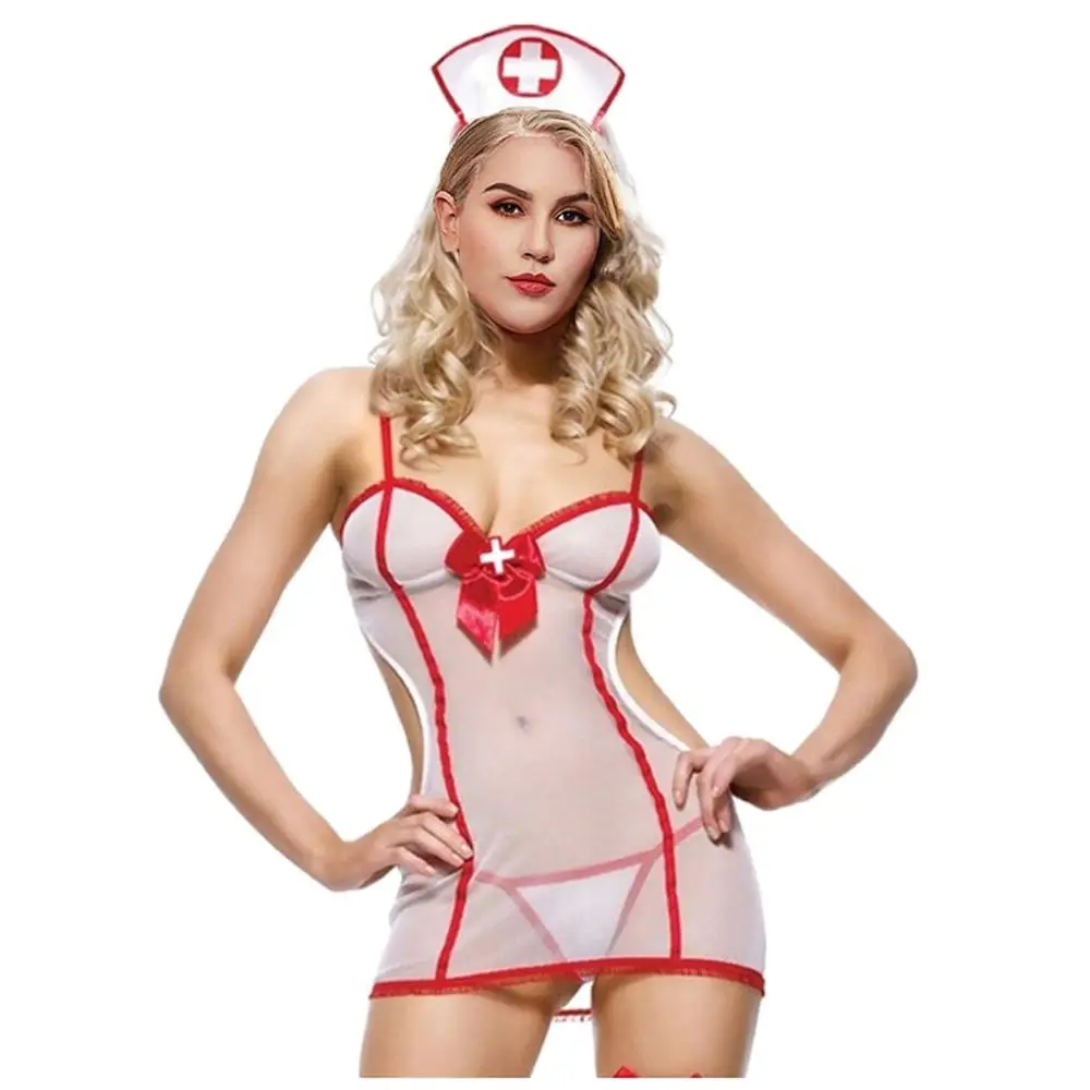 Женское нижнее белье прозрачная сексуальная униформа соблазнительное Милая