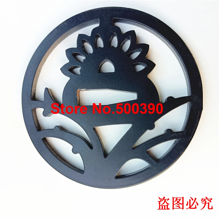 

Beautiful Folwer Iron Steel Guard Tsuba For Japanese Samurai Katana Sword Knife Guard Wakizashi Ninja Fitting