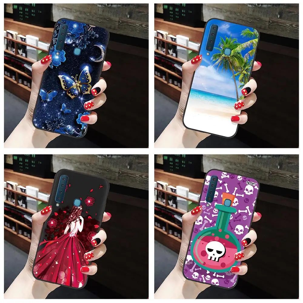 Чехол для телефона с рисунком девочек Samsung Galaxy A9 2018/A9s/A920/SM A920F мужчин защитой от