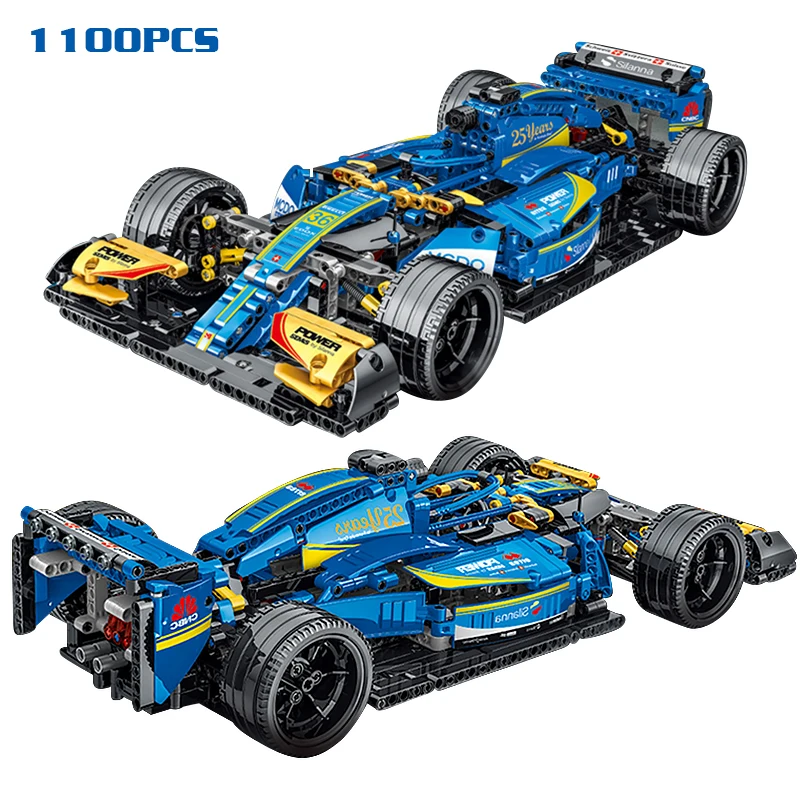

Technic Super Speed Formula Car Building Blocks Sports Racing Car Vehicle Model Bricks Toys for Kids Gifts