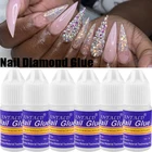 Клей для дизайна ногтей, для самостоятельного изготовления маникюрных украшений, стразы, клей для украшения ювелирных изделий, Алмазный клей, инструменты для украшения ногтей