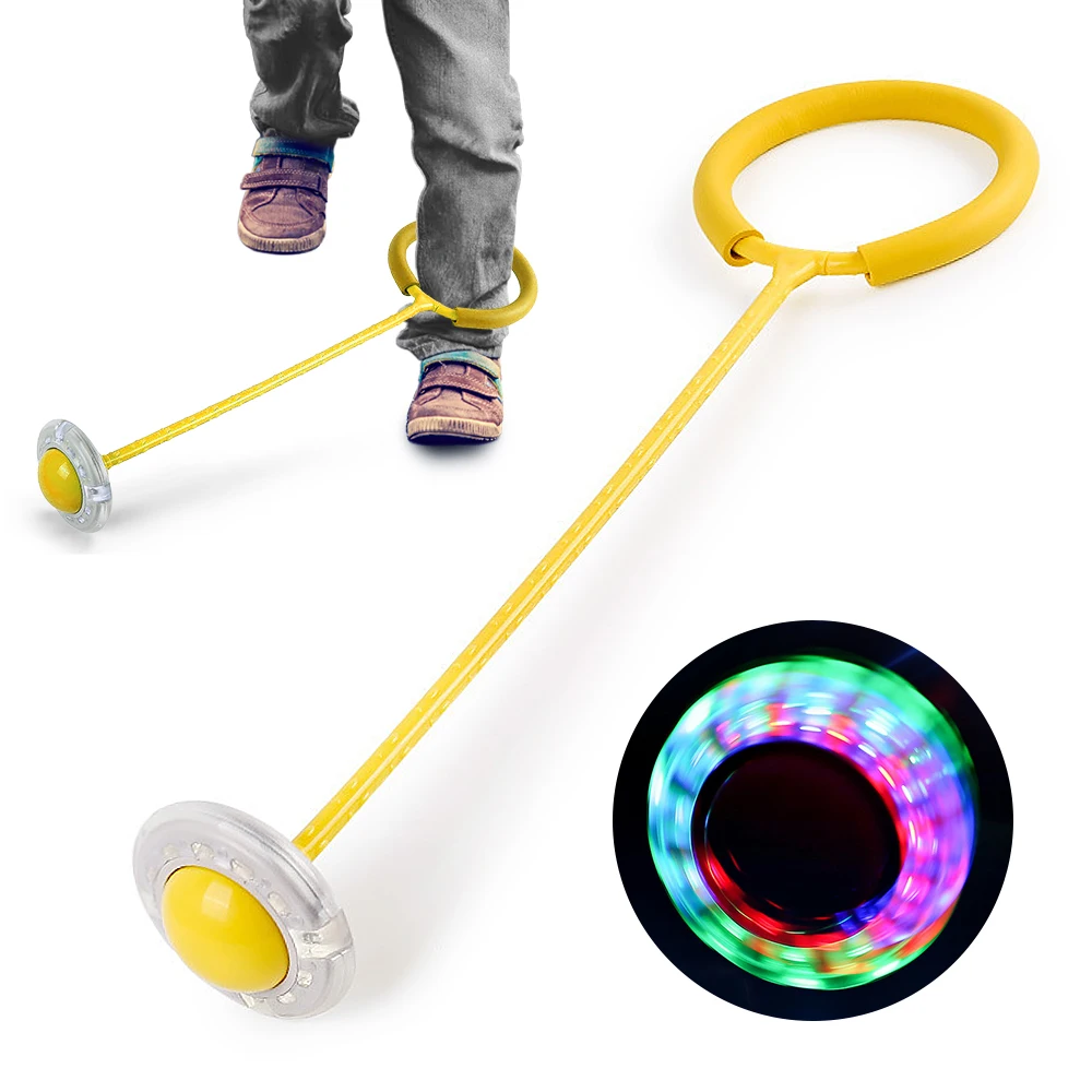 Мигающий помпон для лодыжки шарик прыжков танцевальный мяч спортивный