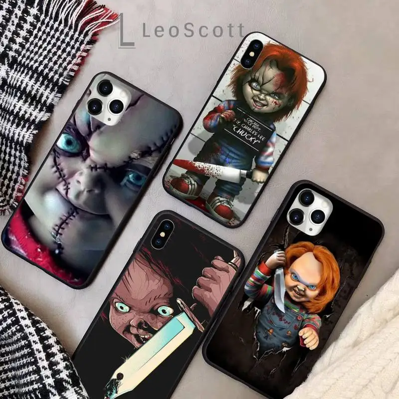 

HORROR CHUCKY movie Phone Case for iPhone 11 12 pro XS MAX 8 7 6 6S Plus X 5S SE 2020 XR Soft silicone